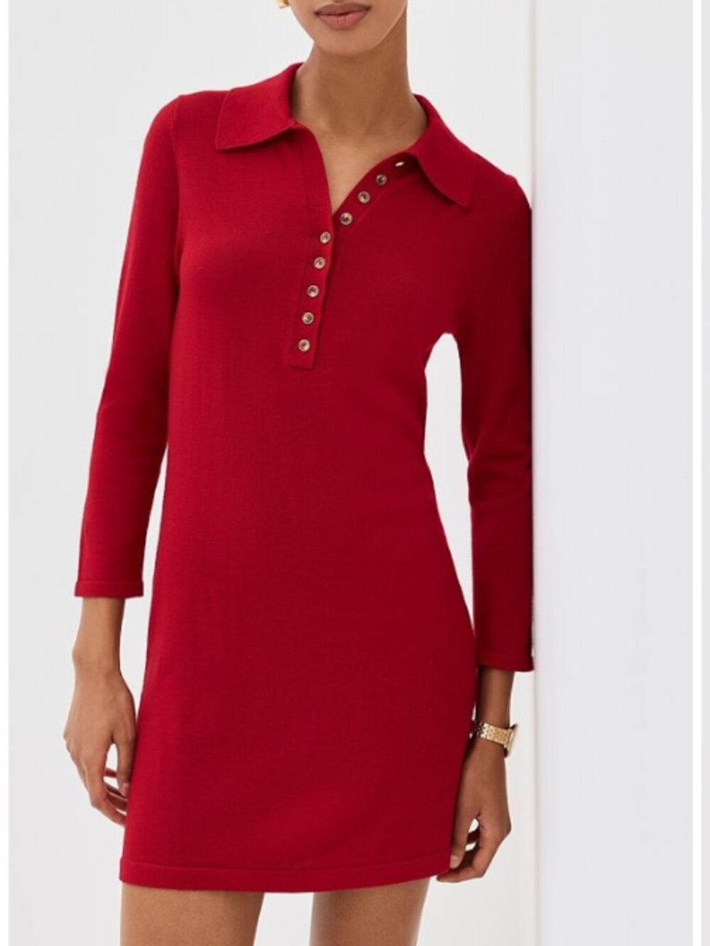 NWOT Reformation Luell Regenerative Merino Polo Mini Dress